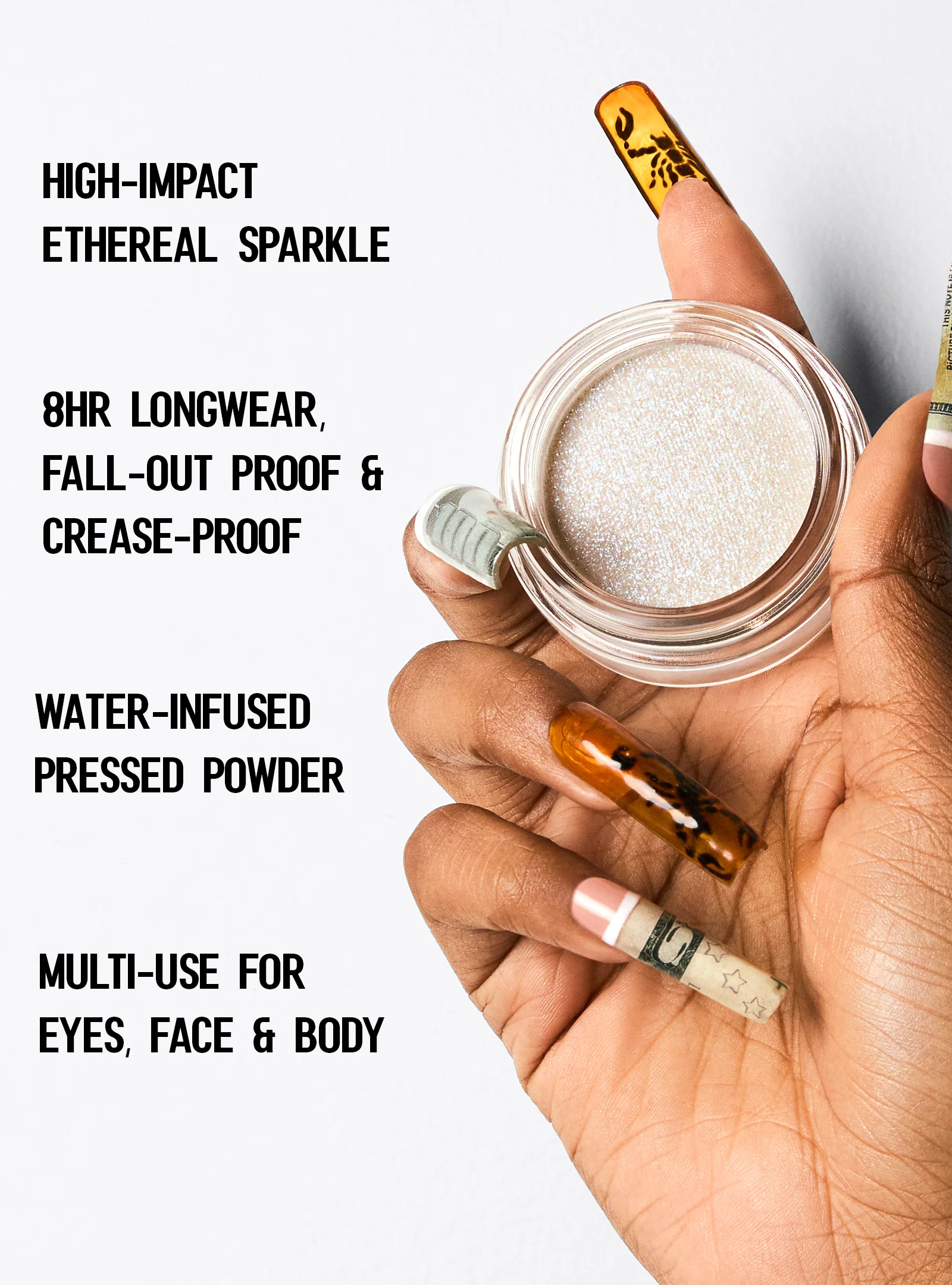 EUPHORIA X HALF MAGIC GLITTERPUCK PRESSED FAIRY DUST - Image 3